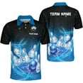 thumbnail image 3 of Personalized Name Bowling Polo Shirts 3D for Men and Women, Bowling Shirt, Bowling Shirts for Men Team Bowling Shirt (Yellow, XL), 3 of 10