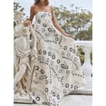 thumbnail image 2 of JYYYBF Women’s Summer Long Dresses Floral Print Sleeveless Spaghetti Strap Flowy Beach Dress, 2 of 8