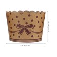 thumbnail image 2 of 100pcs Heat-resistant Baking Cups Cupcake Muffin Cases Disposable Cupcake Wrappers, 2 of 7