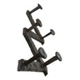 thumbnail image 4 of Cast Iron Rustic Industrial Farmhouse Railroad Nail Spikes 5 Peg Wall Hooks, 4 of 7