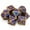 Purple Black No. 2 Powder-002, variant on DND Metal  Dice 7-Piece Set for Dungeons and Dragons DND 5e RPG Gift, Board Game Tabletop Role Playing Dice Game, Birthday Gift, Christmas, Thanksgiving, Halloween