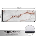 thumbnail image 5 of Kitchen Rugs Sets Of 2,White Gray Rose Gold Marble Pattern Anti Fatigue Kitchen Mat Rugs Non Slip Washable,Decorative Kitchen Floor Mats for Kitchen,Sink,Laundry,17"x47"+17"x47", 5 of 5