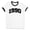 White/Black, variant on 1990 College Style Ringer Tee Shirt Unisex Large White/Black