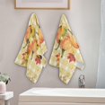 thumbnail image 3 of Dreamtimes Pumpkins Harvest Sunflowers Hand Towels 2 PCS, Ultra Soft and Highly Absorbent, Farmhouse Fall Decorative Fingertip Towel for Home, Bathroom, Kitchen, 28.3"x14.4", 3 of 5