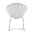 thumbnail image 3 of 2xhome Patio Rocking Chair | Oval Egg Shaped Lounge Rocker | All Weather Plastic | Modern Accent Side Chair for Indoor or Outdoor Use, White, Set of 1, 1 piece, 3 of 11