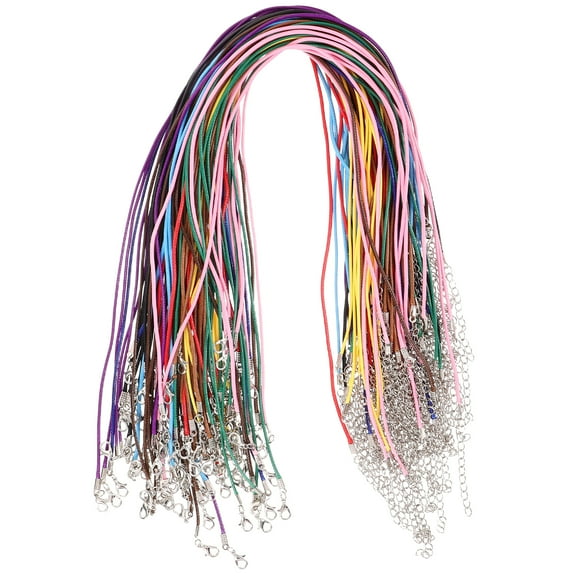 100 Pcs Jewelry Making Necklace Making Materials DIY Jewelry Cord Necklace Rope Necklace Chains Cord Necklace