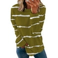 thumbnail image 2 of Patlollav Pntutb Women Long Sleeve Sweatshirt Pullover,Ladies Tunic Tops, 2 of 7