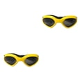 thumbnail image 4 of Methold 1 par de gafas de sol para mascotas, gafas de repuesto Amarillo 2Conjunto, 4 of 6