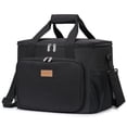thumbnail image 1 of Bolsa térmica Lifewit, plegable, aislante, 24 L (40 latas), negra, 1 of 6