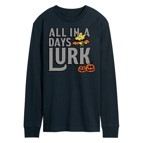 Peanuts - Days Lurk Art - Men's Long Sleeve T-Shirt