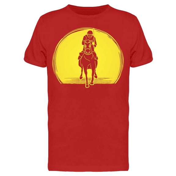 Man Riding A Horse T-Shirt Men -Image by Shutterstock, Male 3X-Large