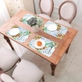 thumbnail image 6 of YFYANG Washable Heat-Resistant Placemats, 70% PVC/30% Polyester, Geometric Fragmentation Texture Kitchen Table Mat, 12" x 18" 1 Piece, 6 of 6