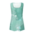thumbnail image 2 of AUNVITO Women's Summer Tank Top Round Neck Loose Fit Sleeveless Casual Comfortable Plus Size for Everyday Wear, 2 of 5