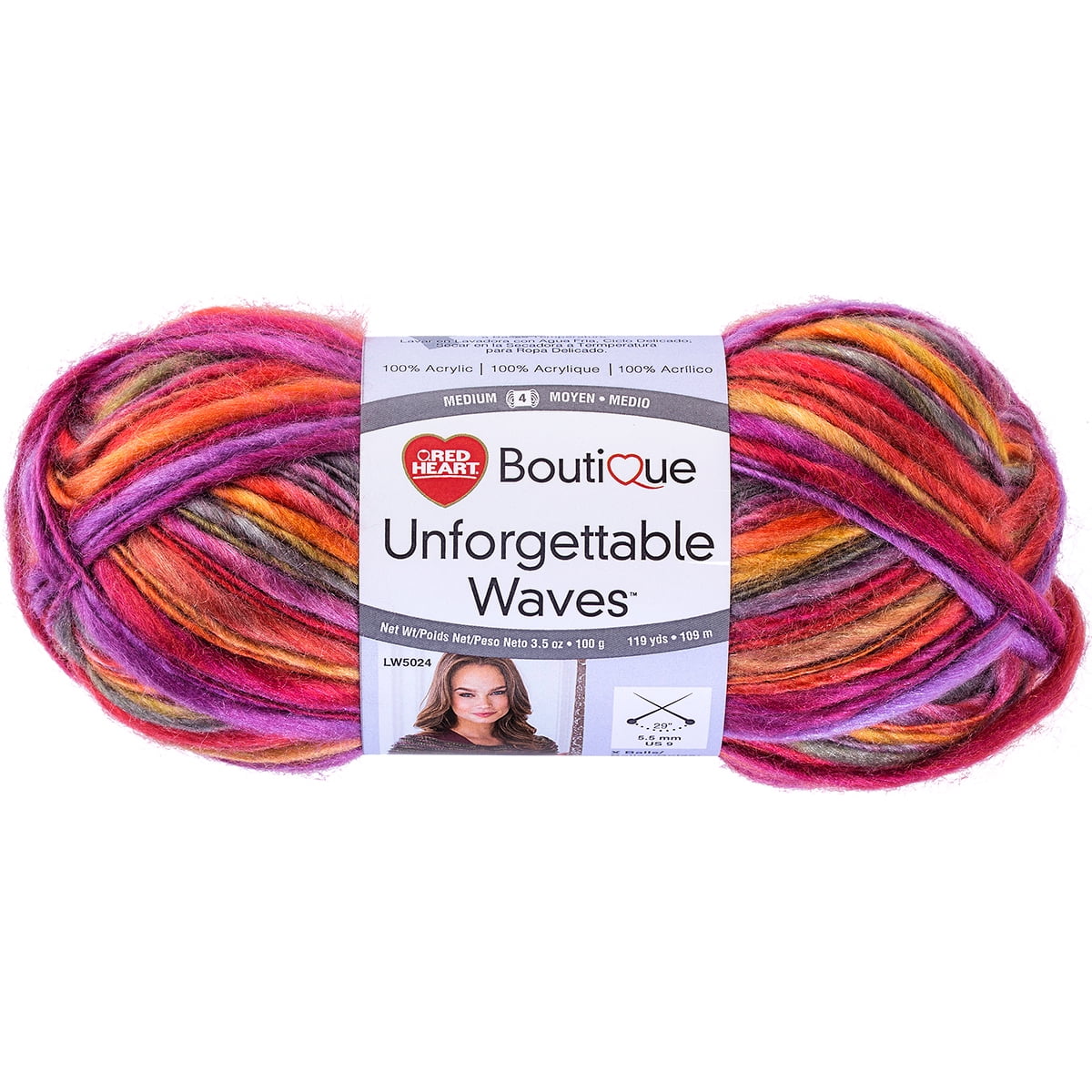 Red Heart Waves Menagerie Yarn, 125 Yd.