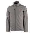thumbnail image 2 of Men's Cutter & Buck  Gray Oklahoma Sooners Alumni Logo Evoke Eco Softshell Recycled Full-Zip Jacket, 2 of 3