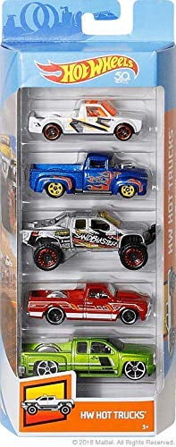 hw hot trucks 5 pack