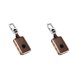 thumbnail image 3 of Estuche de cuero Sidaley para llave de 3 botones de automóvil desmontable color Gris, 3 of 6