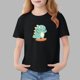thumbnail image 1 of Blusas y camisas de manga corta con cuello redondo para niños Camiseta de verano de manga corta estampada para niñas Jersey elegante de cuello redondo para niñas Top de algodón para niños, 1 of 6
