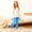 X-245Blue, variant on YMNXA Big Kids Girls Leggings Elastic Waist Solid Color Soft Stretch Plush Lined Thickened Thermal Tights For Casual Daily Wear Brick Red 3-4 Years