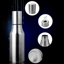 HOMEMAXS  Stainless Steel Oil Pot Kitchen Dispensing Bottles Dispenser