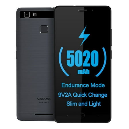 Vernee Thor E 4G Smartphone 5.0 inch 3GB RAM 16GB ROM Touch Sensor 5020mAh Battery Full Metal
