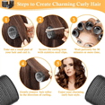 thumbnail image 2 of 43PCS Hair Curlers Rollers with Clips Hair Roller with 3 Sizes , Jumbo Hair Roller with 12Duckbill Clips Hair Rollers, 2 of 7