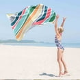 thumbnail image 5 of Kbndieu Bath Towels Quick Dry Sand Free Compact Lightweight Colorful Microfiber Beach Towel Sandproof Beach Blanket Multi-Purpose Towel for Travel Swimming Pool (70x150cm, 28x59) on Clearance, 5 of 6