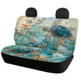 thumbnail image 6 of Pzuqiu Vintage Sea Turtle Automotive Seat Covers Car Accessories Easy to Install Washable Set Seat Protectors Universal Automotive Vehicle Seat Cover Universal Fit Most Sedans, 6 of 7