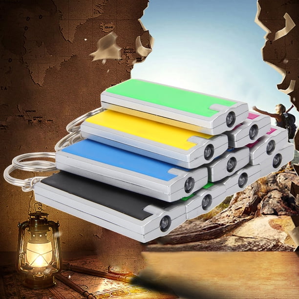 Mini llave de llave portátil LED LIG LIGHINATURA CAMPA DE EMERGENCIA Luz de lámpara de flash para acampar de campamento al aire libre linterna