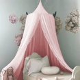 thumbnail image 3 of Dosel para cama infantil redondo con forma de cúpula, color rosa, 3 of 4
