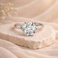 thumbnail image 6 of Rosec Jewels Lab Grown Diamond Engagement Ring for Women (5 Ct, E-VS1 Grade) - IGI Certified Diamond Solitaire Ring, 925 Sterling Silver, US 4.00, 6 of 8