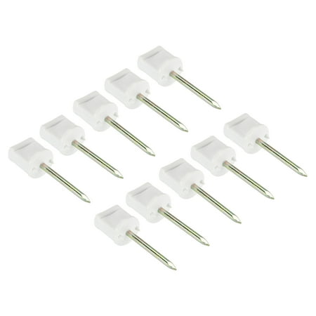 Manganese Steel Alloy Archery Target Pins for Holding Target Paper Face White 16 Pack