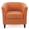thumbnail image 3 of Naria Fabric Club Chair, Orange, 3 of 6