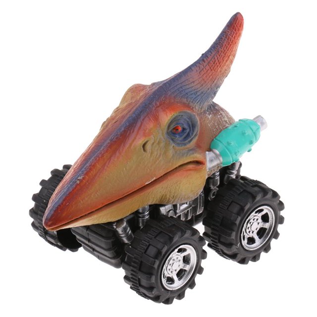Vehículo de dinosaurio Sunnimix coche de dinosaurio hacia atrás Mini juguete para pequeños