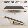 thumbnail image 2 of Tabla de balanceo Woodure 360°, antideslizante, 159 kg, 2 of 7