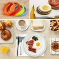 thumbnail image 3 of New Silicone Egg Ring, Egg Rings Non Stick, Egg Cooking Rings, Perfect Fried Egg Mold or Pancake Rings (4Pcs), 3 of 7
