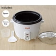 thumbnail image 2 of IMUSA USA GAU-00012 Electric NonStick Rice Cooker 5-Cup (Uncooked) 10-Cup (Cooked), White, 2 of 6