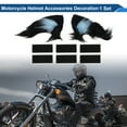 thumbnail image 2 of Accesorios para Casco de Motocicleta Decoración Orejas Nekomimi para Cascos de Motocicleta Bicicleta Esquí Negro Azul Pegatinas 1 Set, 2 of 6