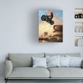 thumbnail image 2 of Eric Joyner 'Dark Rider Again' Canvas Art, 2 of 4