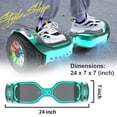 thumbnail image 4 of HOVERSTAR Hoverboard - Patinete Eléctrico para Niños, 6.5 Pulgadas y 9 mph, Todo Terreno con Autoequilibrio, Altavoz Bluetooth y Luces LED, Hasta 165 lbs (75 kg), 4 of 5