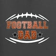 thumbnail image 2 of Wild Bobby, Football Dad, Sports, Men Long Sleeve Shirt, Charcoal, Large, 2 of 4