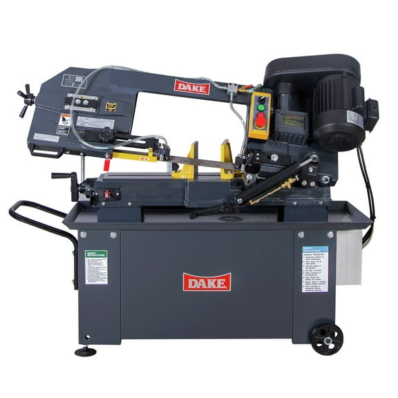 Dake D-983101 Model SE912 110V 1-Phase 9 in. Rounds 9 in. x12 in. Flats Standard Duty Horizontal Bandsaw