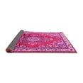 thumbnail image 2 of Ahgly Company Indoor Square Medallion Pink Traditional Area Rugs, 4' Square, 2 of 4
