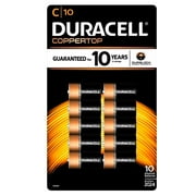 Duracell C Alkaline Batteries, 10 Ct