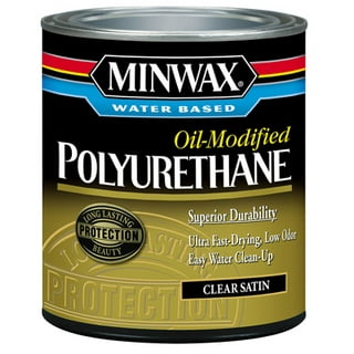 Minwax Polycrylic Clear Semi-gloss Water-based Polyurethane (Half-pint) at
