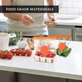 thumbnail image 3 of 20 Pcs Sacs Alimentaires Réutilisables, Sacs de Congélation Réutilisables Sans BPA, Sacs à Sandwich à Fermeture Éclair, pour Stocker Viande Fruits Collations Légumes, Stockage Alimentaire Liquide, 3 of 5