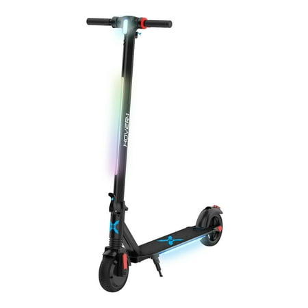 Hover-1 Eagle Electric Folding Scooter w/ 6.5” Wheels Front & Back, 15 MPH Max Speed, LED Headlight, LCD Display, Built-In Suspension