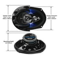thumbnail image 6 of Boss Audio Systems BE694 Blue LED Illumination Car Speakers, Black, 7.8 Lbs, 6 of 11