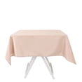 thumbnail image 2 of BalsaCircle 54" x 54" Square Polyester Tablecloth Nude, 2 of 8
