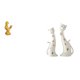 thumbnail image 1 of Figura decorativa de pareja de gatos y Feng Shui para decoración del hogar, regalo de bodas, mesa de comedor, repisa, artículo coleccionable para inau, 1 of 8